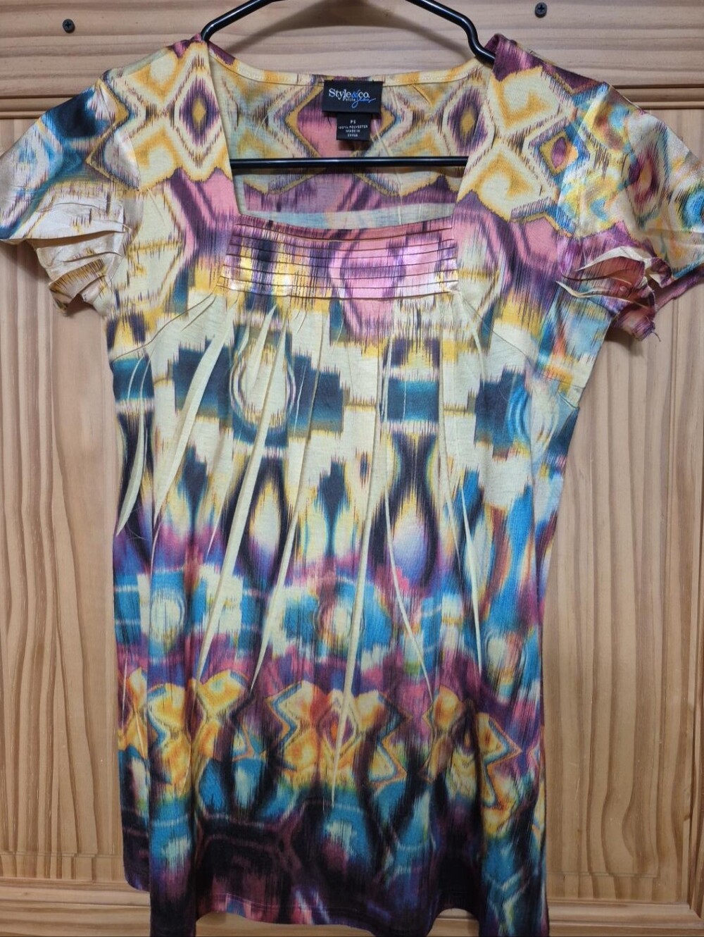 Style & Co Petite Multicolor Blouse